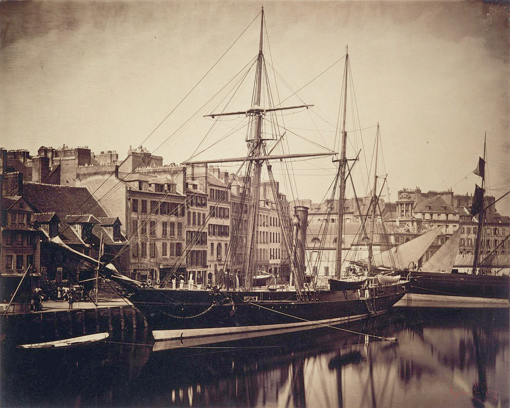Abdülaziz İmparatorluk Yatı “La Reine Hortense” Le Havre Limanında 1856